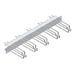tML® - TP Patch Cord Managment 19" Panel 1U Vario, 10 Bügel, grey